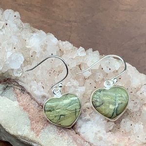 NATURAL IMPERIAL OPAL 925 STERLING SILVER EARRINGS